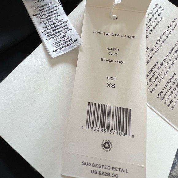 Tory Burch Lipsi Convertible One-Piece Swimsuit Black - Picture 10 of 15